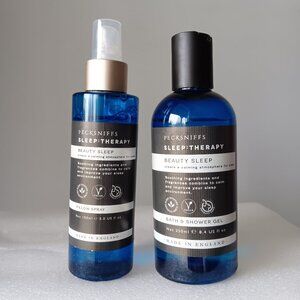New Pecksniff's Sleep Therapy Beauty Sleep Pillow Spray Bath Shower Gel Gift Set